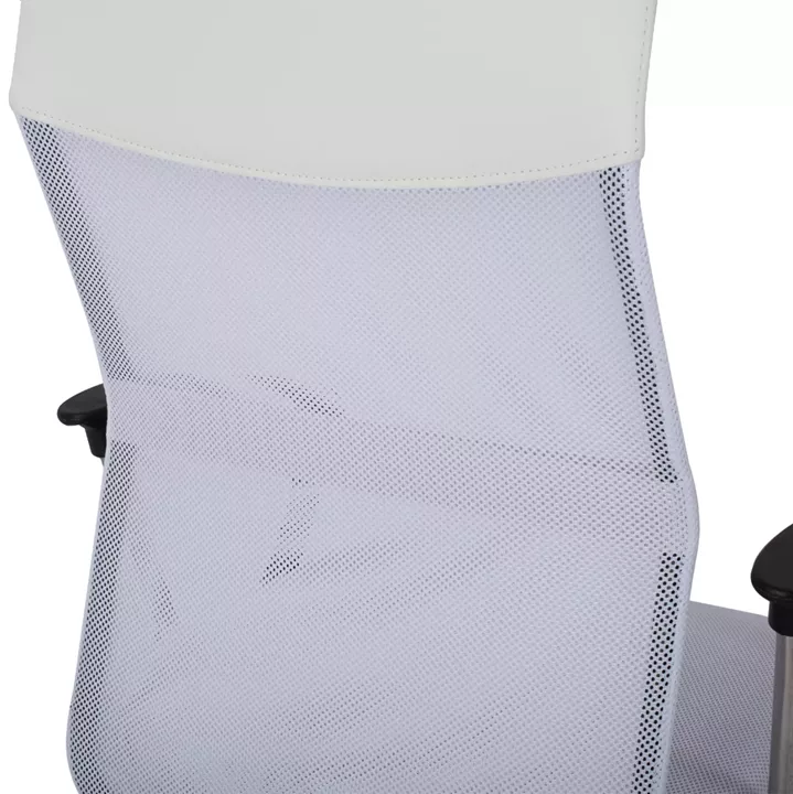 Office chair HM1000.04 White Mesh chromed leg 61x58x118