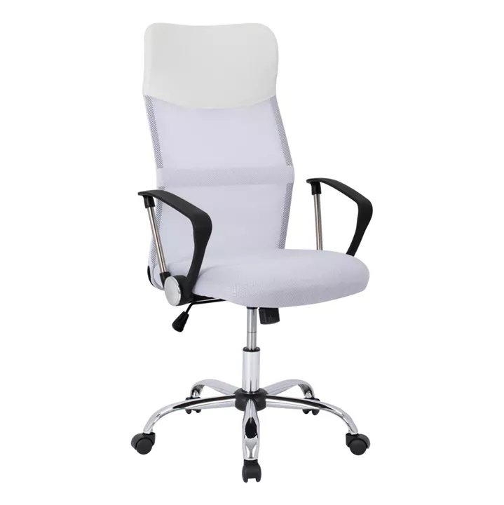 Office chair HM1000.04 White Mesh chromed leg 61x58x118