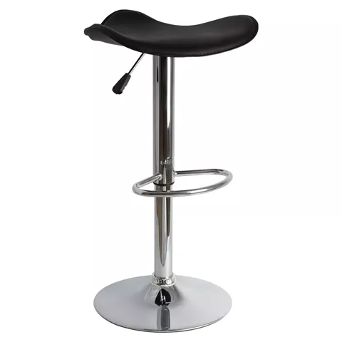 Bar Stool HM201.01 Black PU with gas lift 45χ45χ82
