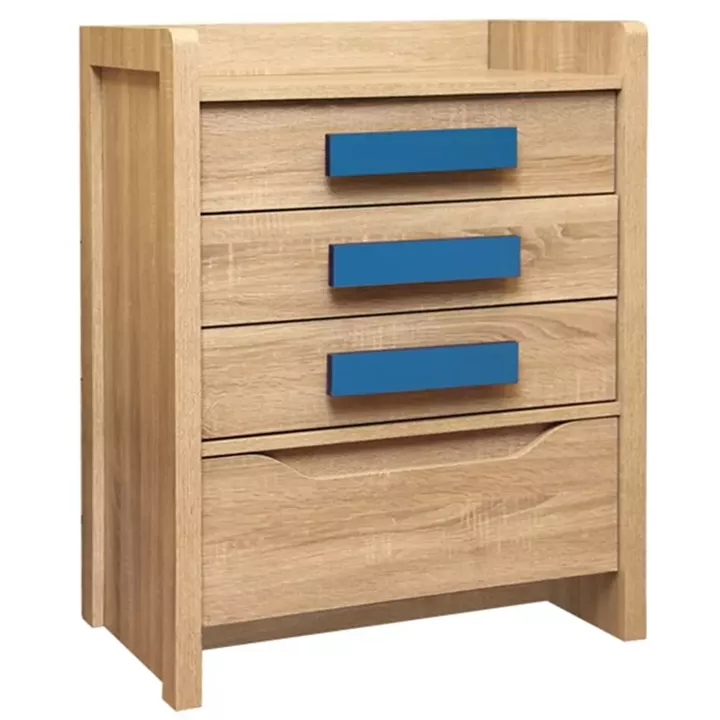 Drawer Playroom Sonama-Blue HM10217.02 63Χ40Χ80cm