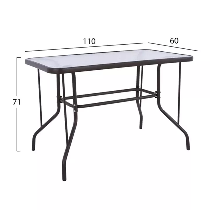 Set Dining Table 5 pieces with 4 Chairs & Table HM5193.02