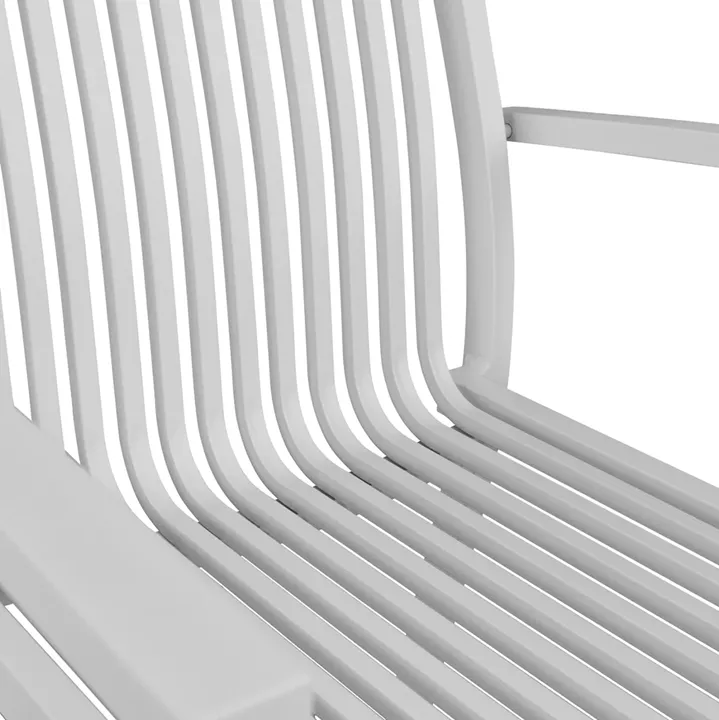 Aluminum armchair BRONCA White HM5130.01 54,2x59x83,5 cm