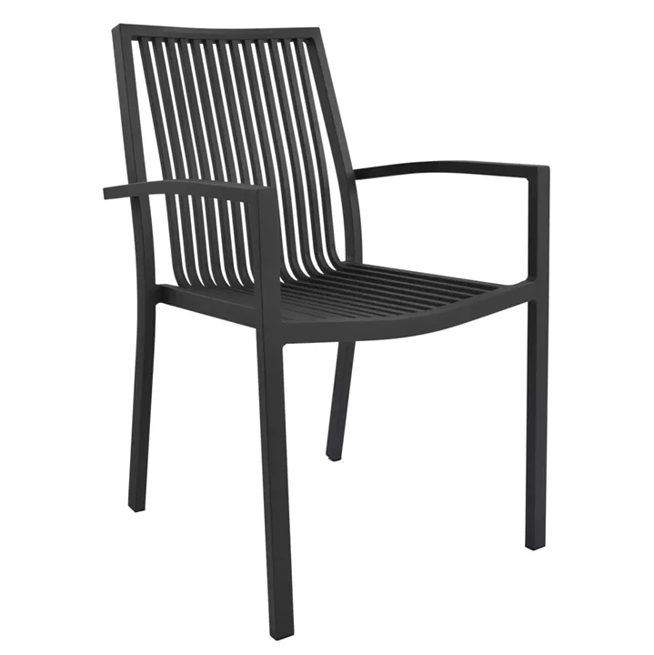 Aluminum armchair Grey HM5130.02 54,2x59x83,5 cm