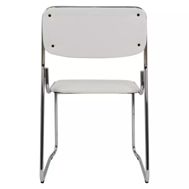 Conference office chair HM1019.02 White color 48,5x51,5x77 cm