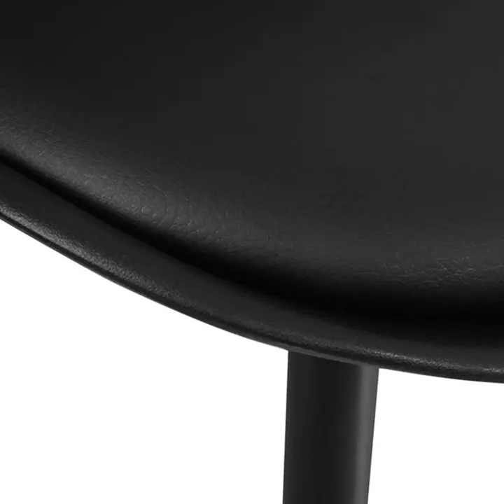 Chair Vegas HM0033.32 POLYPROPYLENE-PU-BLACK 47,5x55x82 cm
