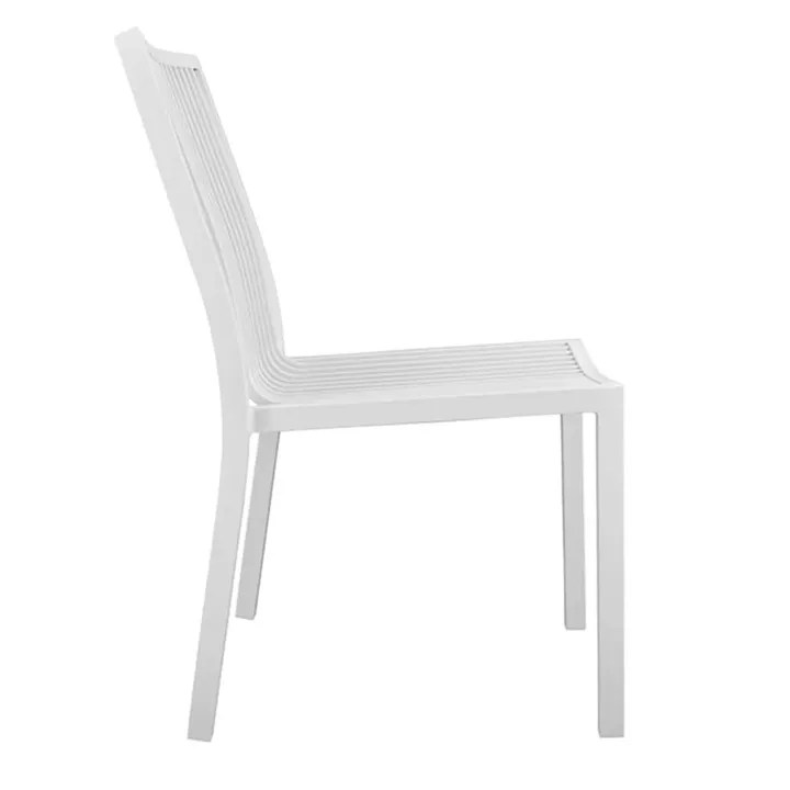 Aluminum Chair White HM5129.01 45,5X59X83,5