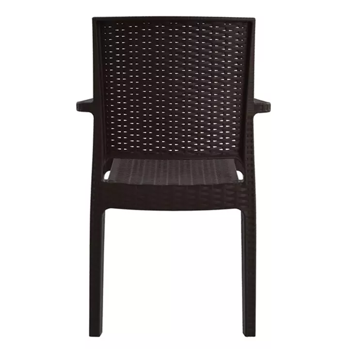 Chair with arms Polypropylene Dark Brown HM5134.02 57x55,5x89 cm