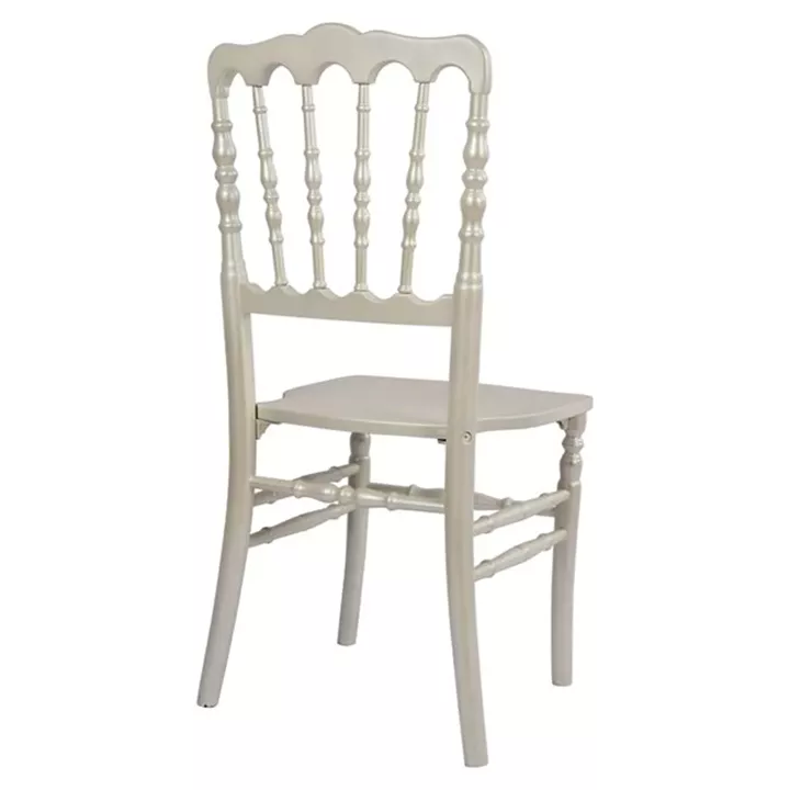Wooden chair Napoleon Pearl color with protection hood HM8056.01 40x46,5x90 cm