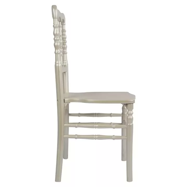 Wooden chair Napoleon Pearl color with protection hood HM8056.01 40x46,5x90 cm