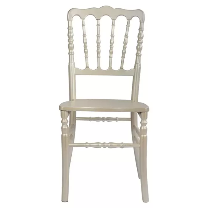 Wooden chair Napoleon Pearl color with protection hood HM8056.01 40x46,5x90 cm
