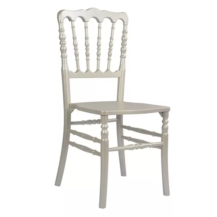 Wooden chair Napoleon Pearl color with protection hood HM8056.01 40x46,5x90 cm
