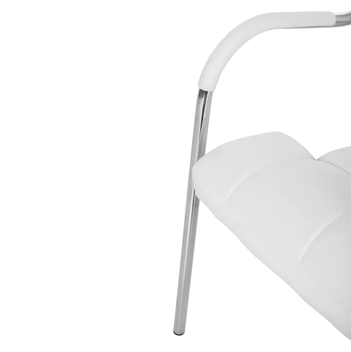 Conference office chair OBERON HM1018.02 White PU 51x52x88Hcm