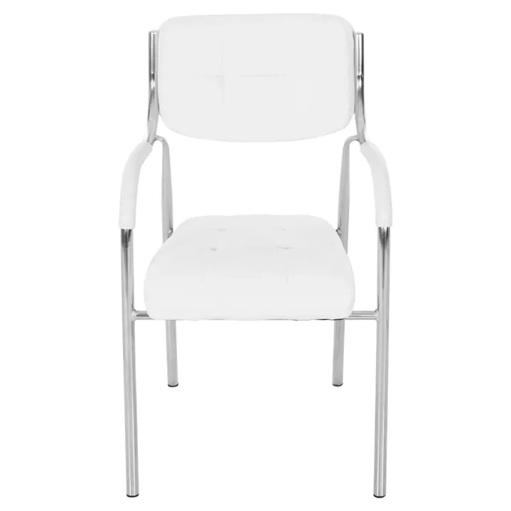 Conference office chair OBERON HM1018.02 White PU 51x52x88Hcm