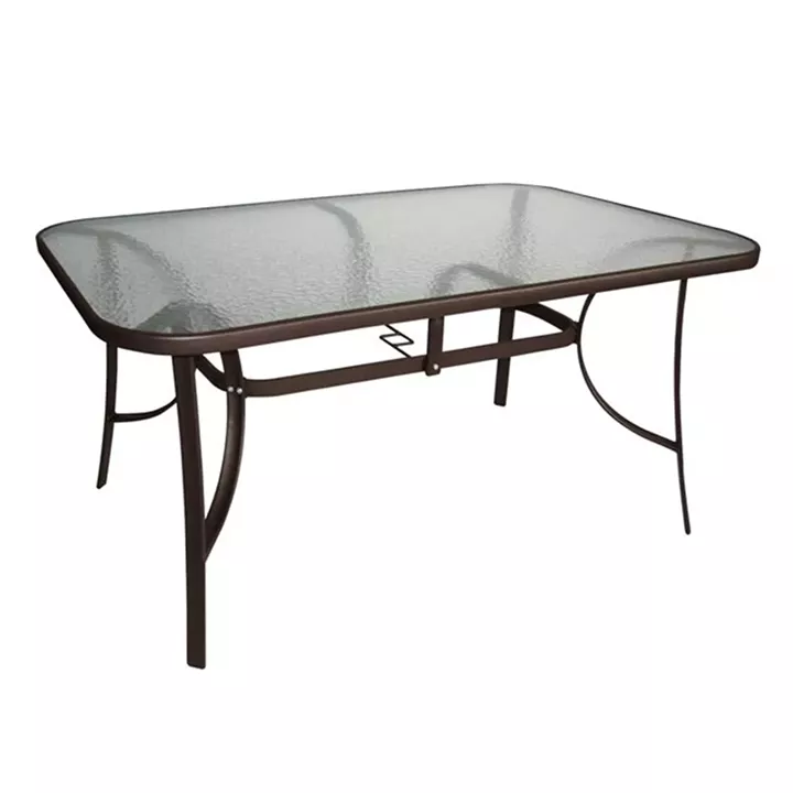 Set dining table 7 pieces 1 Table & 6 chairs Brown HM5119.02