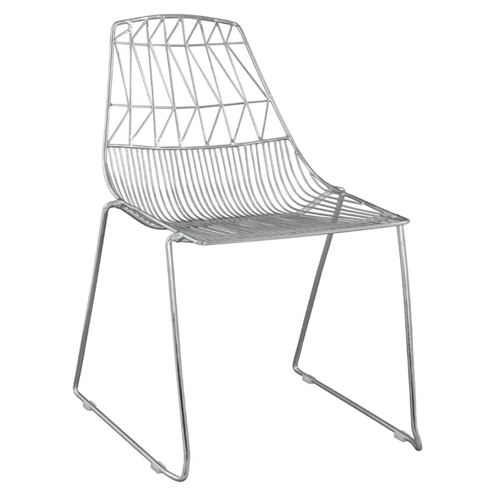 Metallic chair Chromed Icarus HM8010.10 54x57x79cm