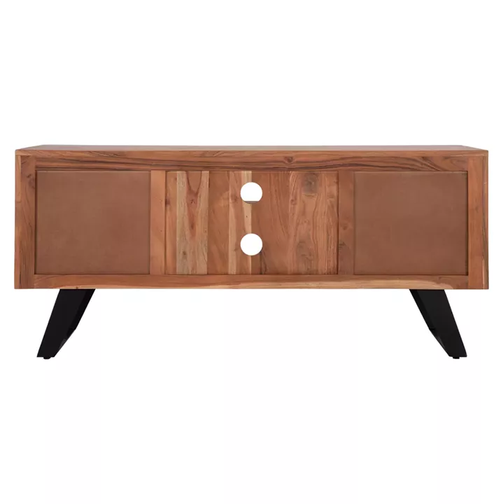 TV Furniture HM8177 Fansi from acacia solid wood natural 135x43x61.5