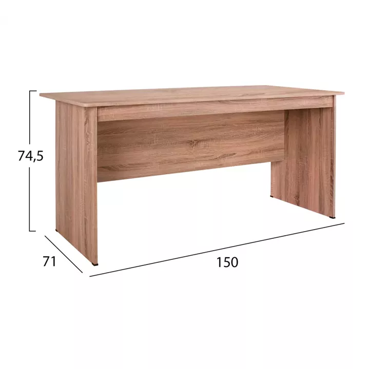Office melamine 150x71x74.5 HM2284.02 in sonama color