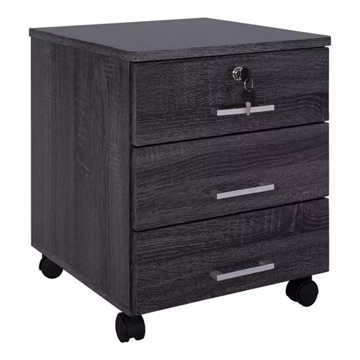 Office drawer HAYDEN HM2282.01 in grey color 39x39.5x46.5