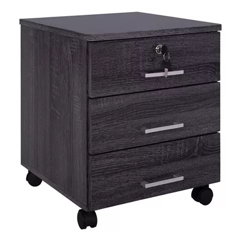 Office drawer HAYDEN HM2282.01 in grey color 39x39.5x46.5