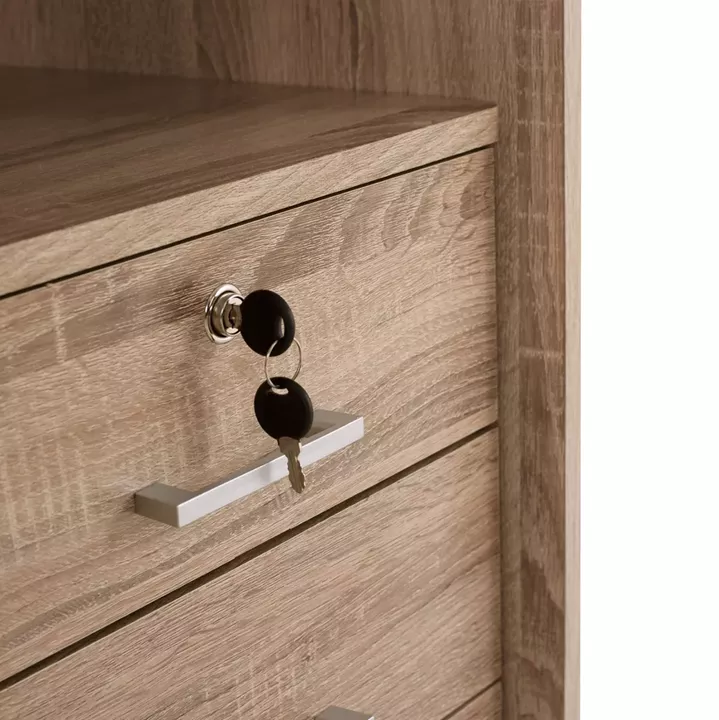 Office set 2pieces Office & Cabinet Sonama color HM10337.02