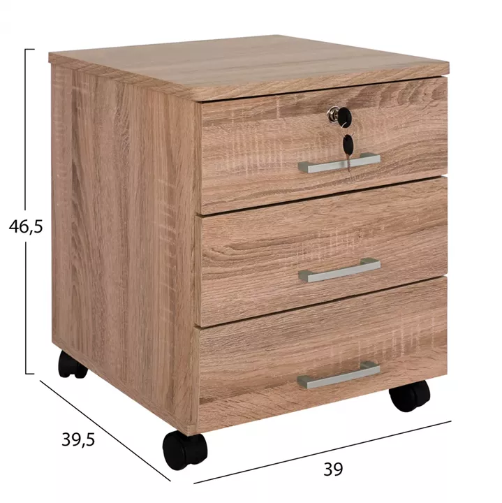 Office set 2pieces Office & Cabinet Sonama color HM10337.02