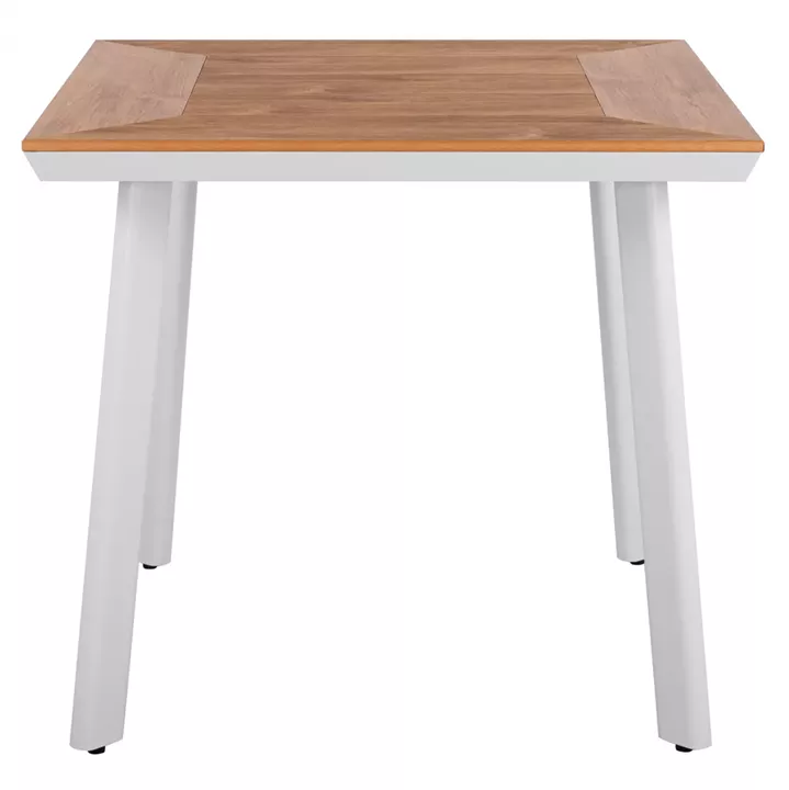 Aluminum Table with Polywood HM5563.01 White 80x80x72