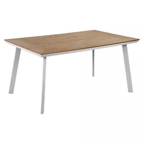 Aluminum Table with Polywood HM5132.11 White 160x92x72