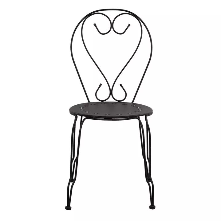 Chair Metallic Amore Black 42x48x90 cm. HM5007.11
