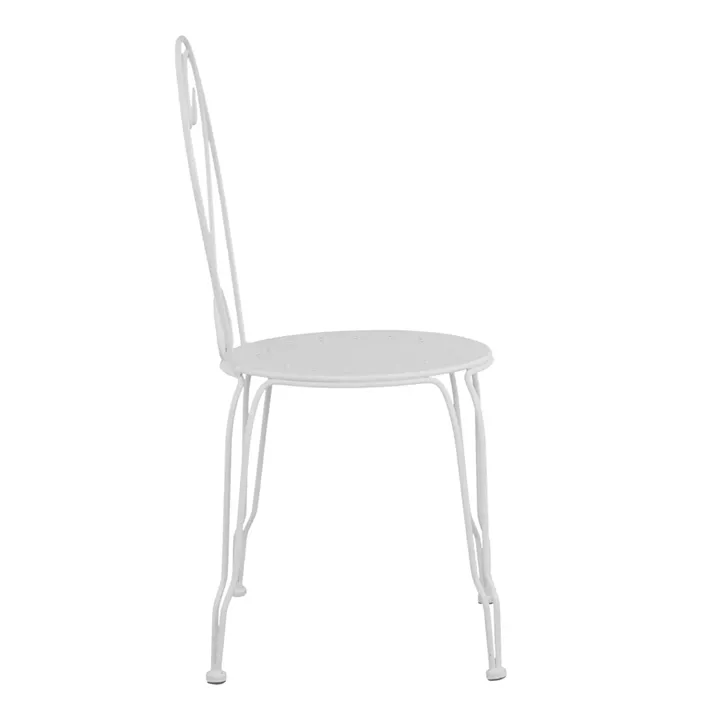 Metallic chair Amore White 42x48x90 cm HM5007.12