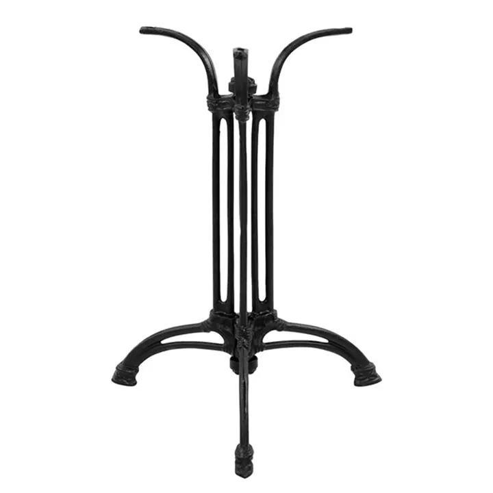 Base from cast iron HM445 3legs in black color 50x50x71