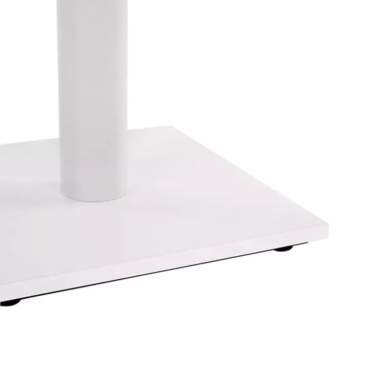Base metallic White matte 40x40x72 with adjusters HM421.12