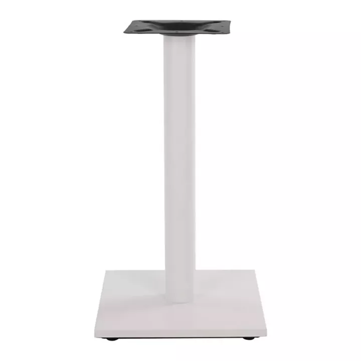 Base metallic White matte 40x40x72 with adjusters HM421.12