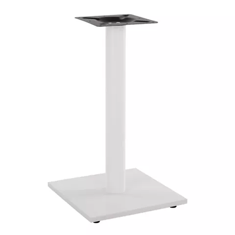 Base metallic White matte 40x40x72 with adjusters HM421.12