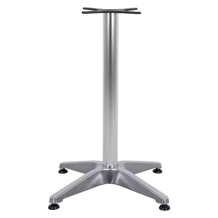 Aluminum Base 4Legs 58x58x68.5cm with cross 28x28cm HM447 Chromed