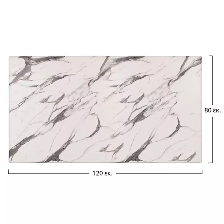 Table Desktop Werzalit 120x80 Marble White-Grey 5657 HM5630.11
