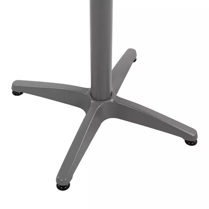 Aluminum Base 4legs 65x65x70cm with cross 48x48cm HM448.04 Grey