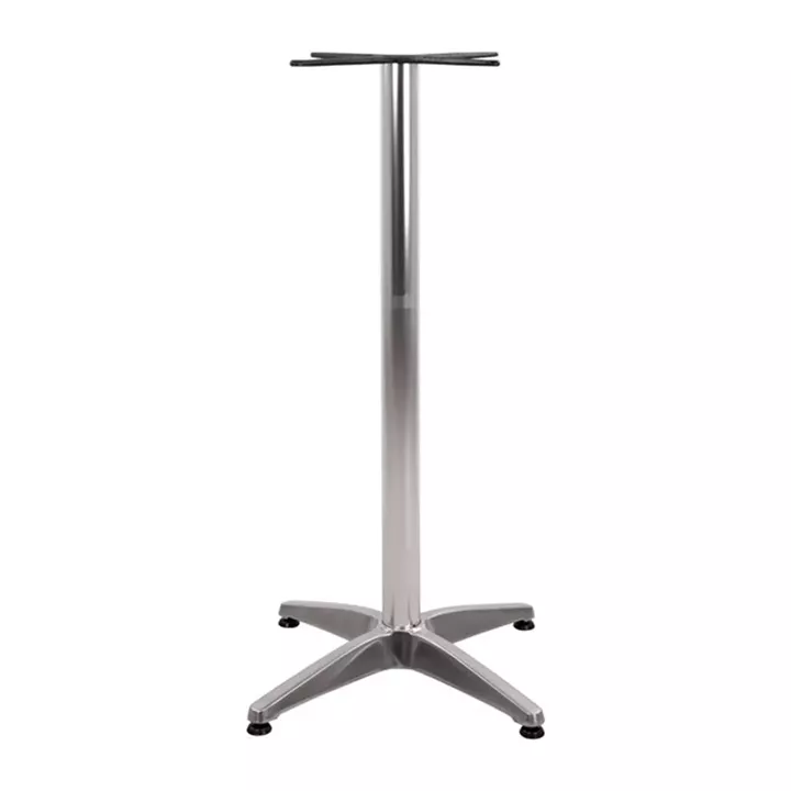 Bar Base Aluminum 65x65x110cm with cross 48x48cm HM450 Chromed