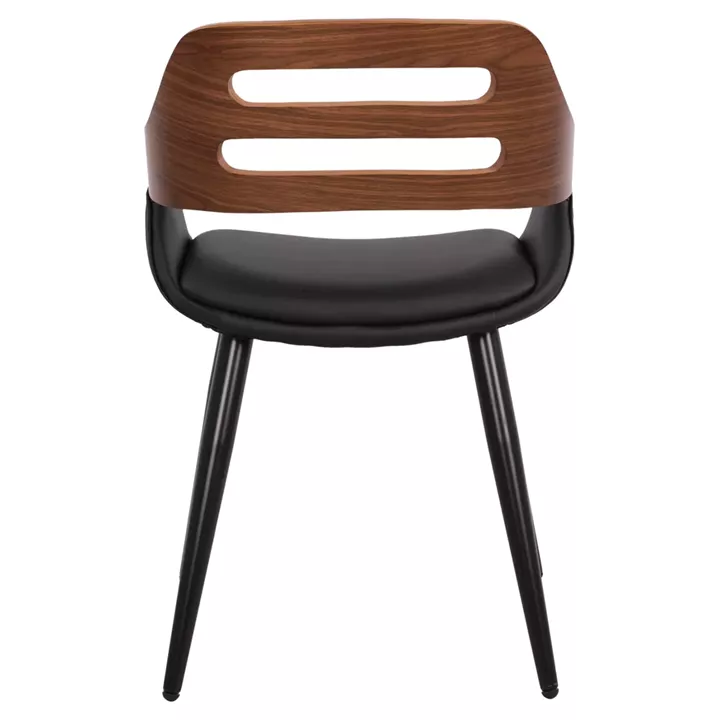 Armchair Auxiliary Superior Pro Walnut-Black PU HM8491.01 50x53x76cm