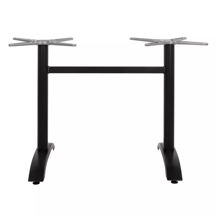 Aluminum Base 2 legs HM461.01 Blck Matte 78x60x73
