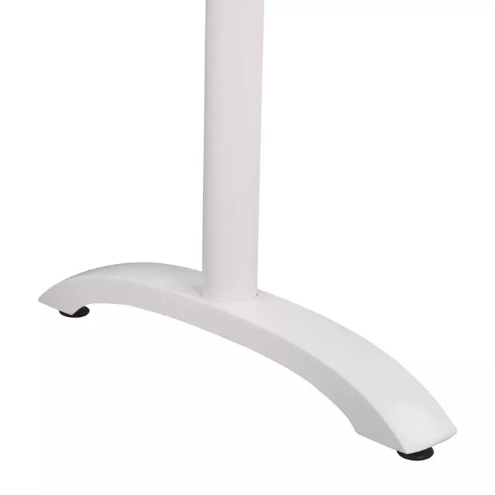 Aluminum base 2 legs HM461.02 White 78x60x73