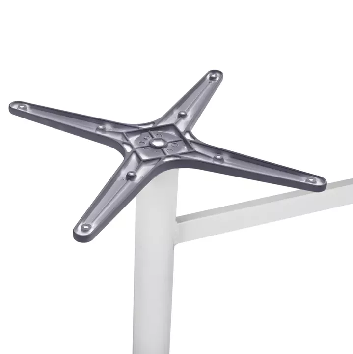 Aluminum base 2 legs HM461.02 White 78x60x73