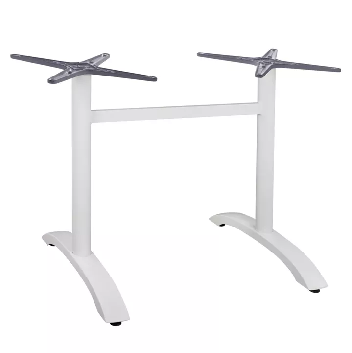 Aluminum base 2 legs HM461.02 White 78x60x73