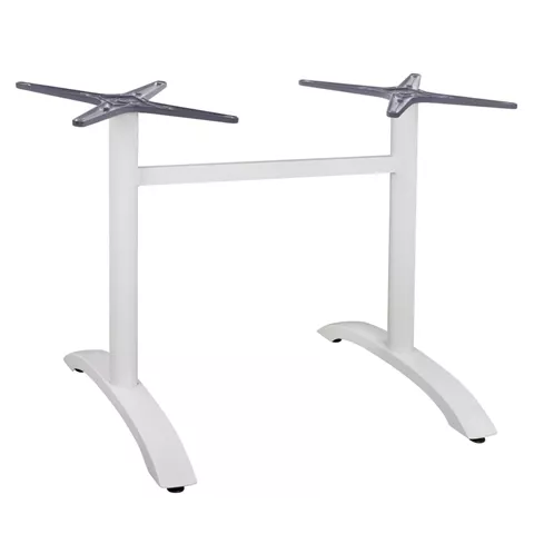 Aluminum base 2 legs HM461.02 White 78x60x73