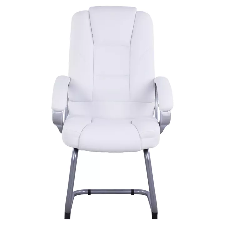 Visitor's chair with white PU Sora HM1144.02 63x67x112 cm