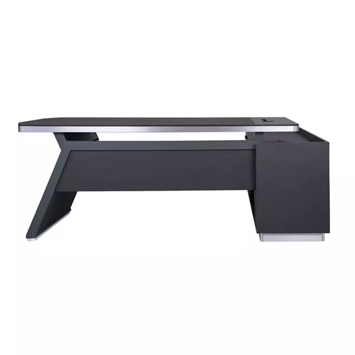 PROFESSIONAL LEFT CORNER OFFICE DESK ROSEWOOD HM2084L 220x180x76Hcm