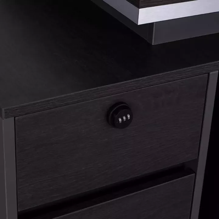 Professional office with left cabinet Rosewoof HM2087L 160x80x76cm