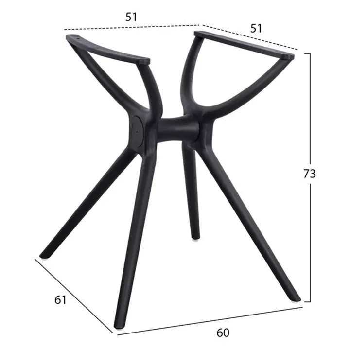 Polypropylene Base Black HM462.01 for Surface 80x80