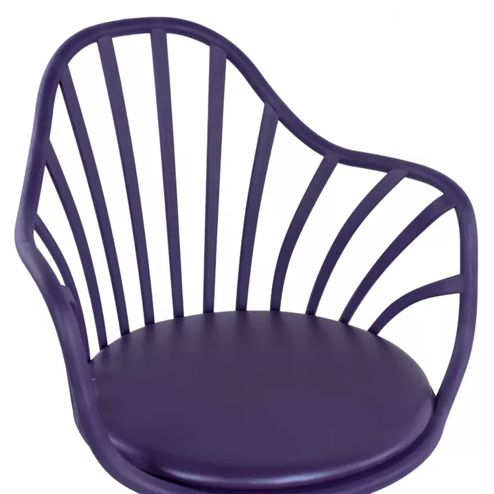 Office chair Becky HM8457.06 Purple Color 57x58x93 cm
