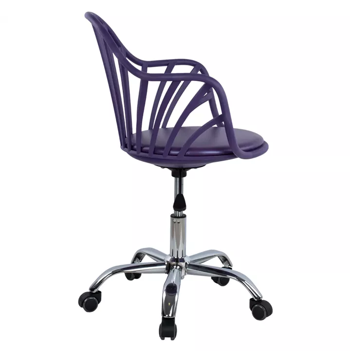 Office chair Becky HM8457.06 Purple Color 57x58x93 cm