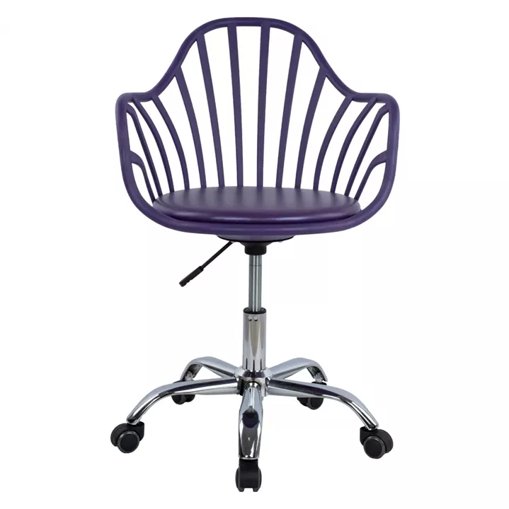 Office chair Becky HM8457.06 Purple Color 57x58x93 cm